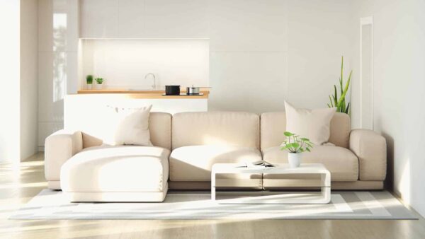 Seater Fabric Sofa with Storage - Image 2