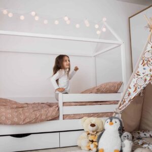 Queen-Size Wooden Bed Frame