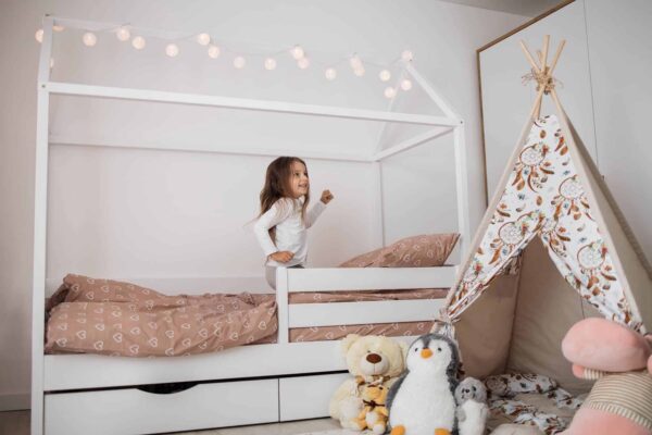 Queen-Size Wooden Bed Frame