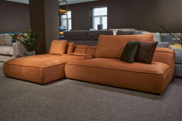 Seater Fabric Sofa with Storage